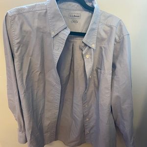 L.l. Bean blue button up